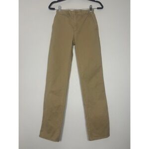 Gap Kids Khaki Chino Pants Tan Straight Leg Size 16 Cotton